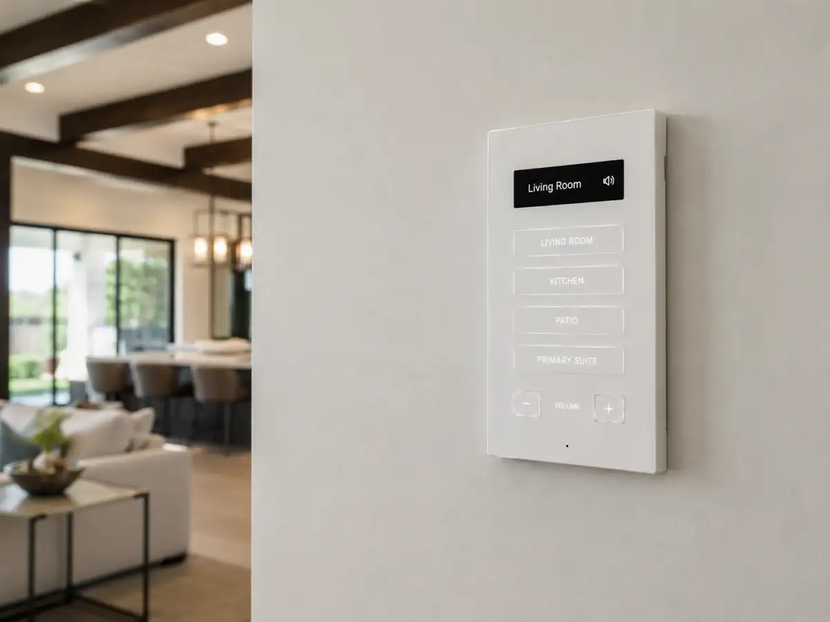 audio zone keypad smart home