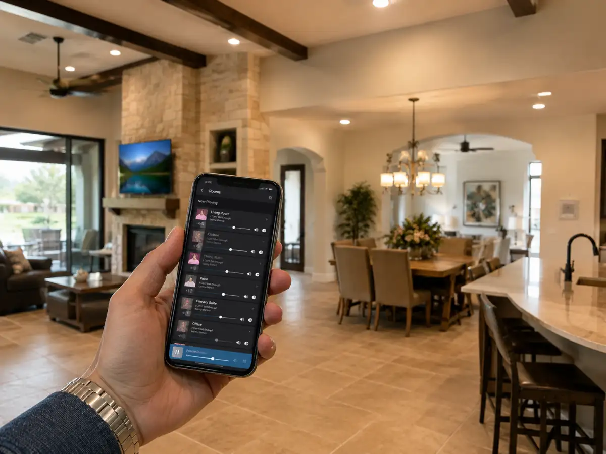 whole home audio control app