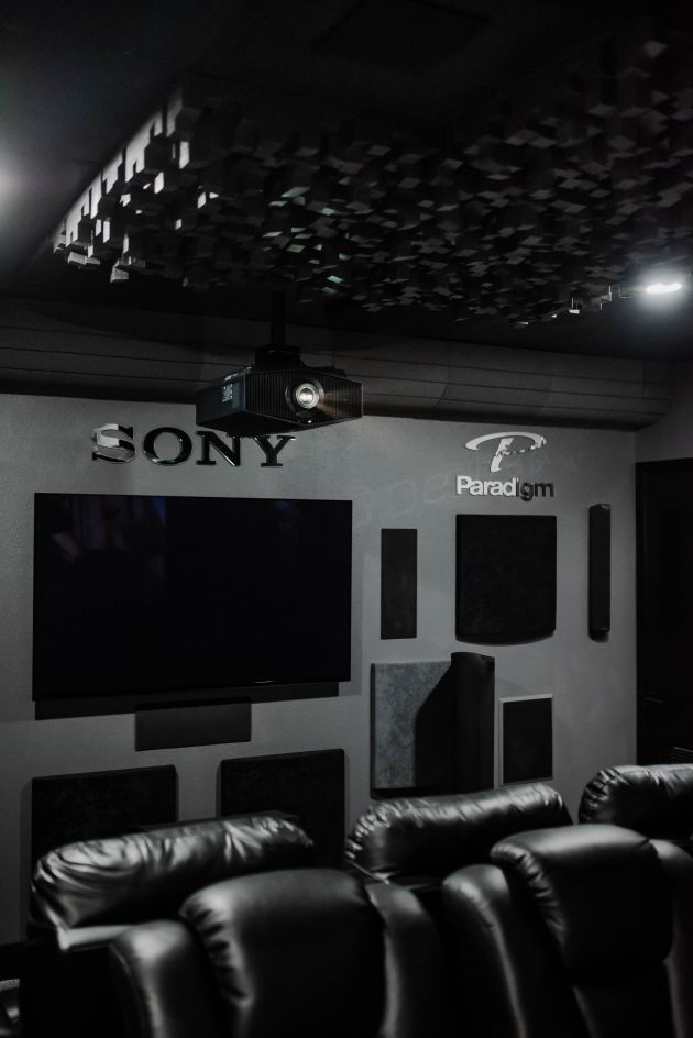 Sony Paradigm home theater with projector